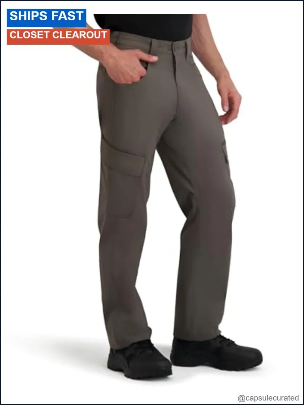 Men's Summerweight Tactical Pants Cargo Quick Dry Ripstop Athletic